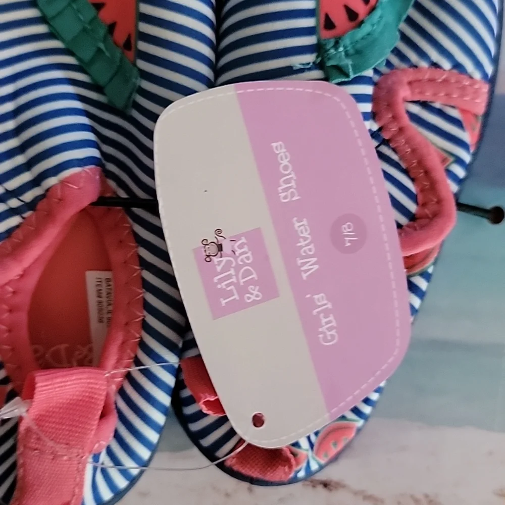 Lily & Dan Girls Watermelon Water Shoes